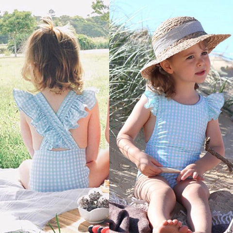 Children's Ruffle One-Piece Swimsuit
