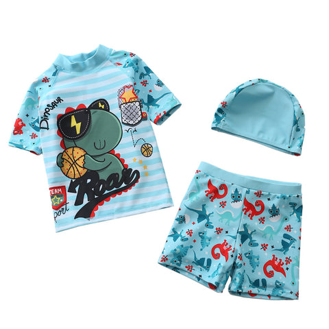 Three-piece children's swimsuit