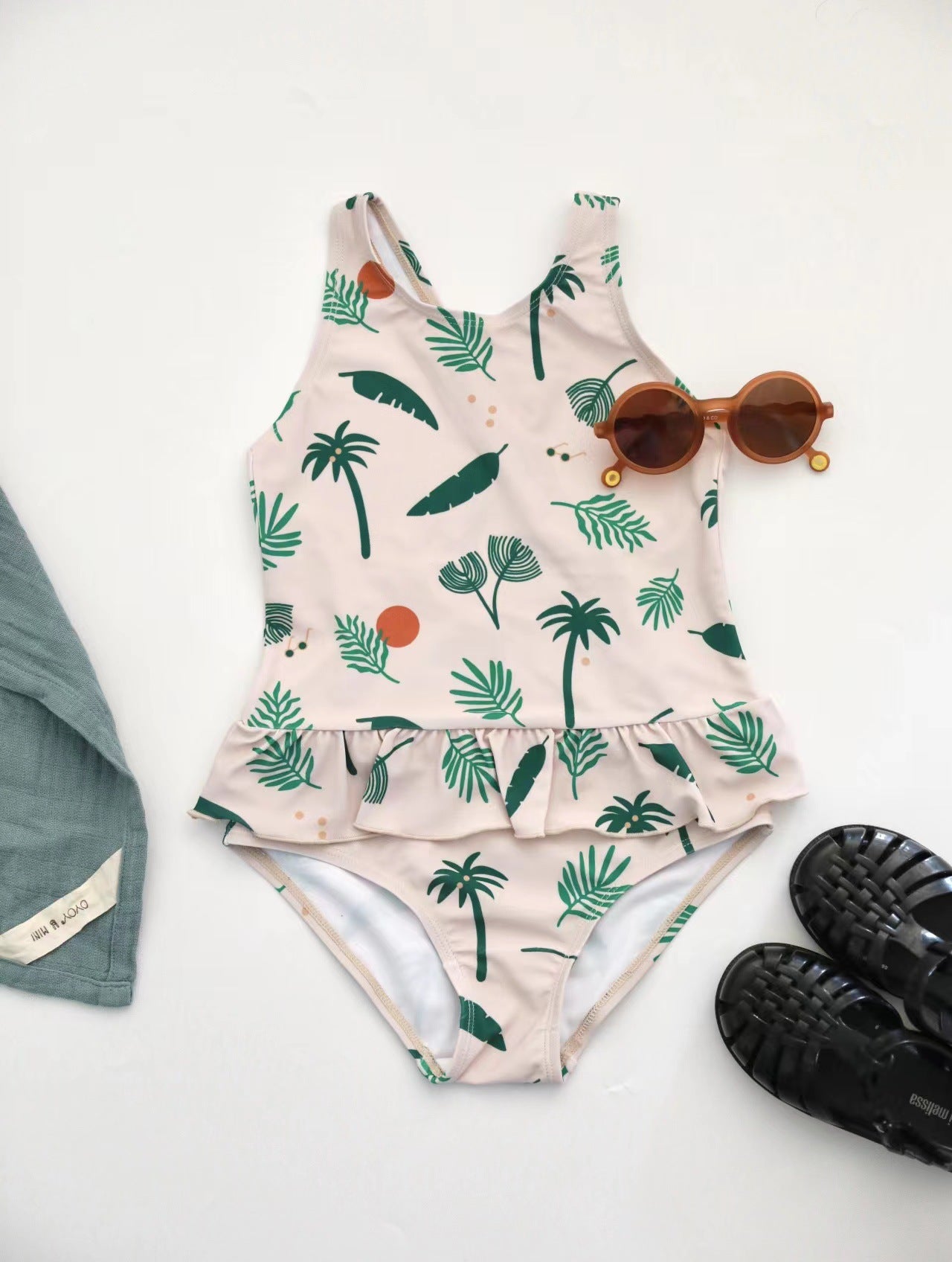 2025 New One-piece Children's Bikini Sun Protection Swimsuit