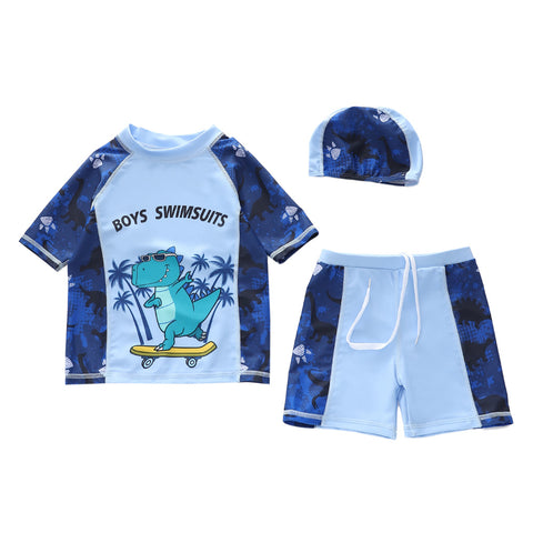 Three-piece children's swimsuit