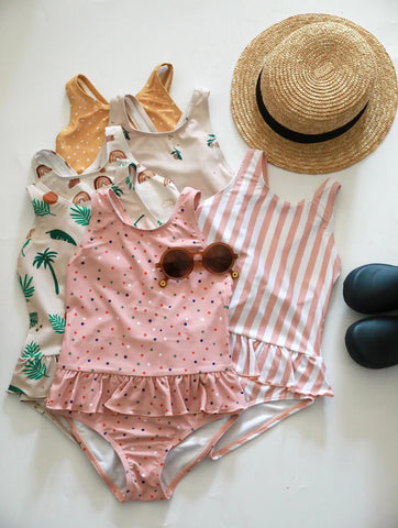 2025 New One-piece Children's Bikini Sun Protection Swimsuit