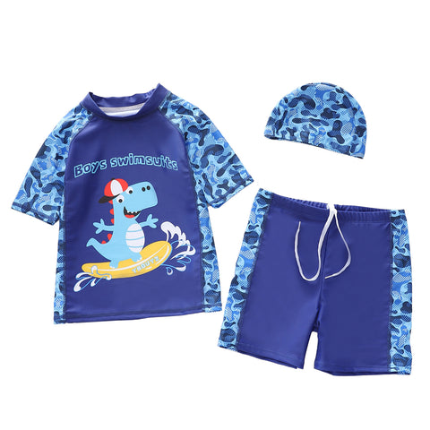 Three-piece children's swimsuit