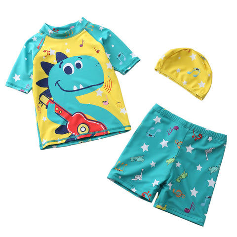 Three-piece children's swimsuit