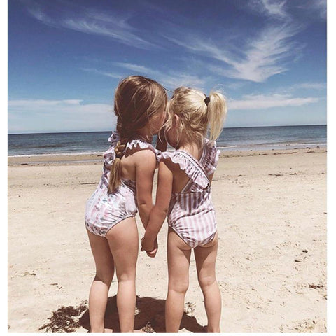 Children's Ruffle One-Piece Swimsuit