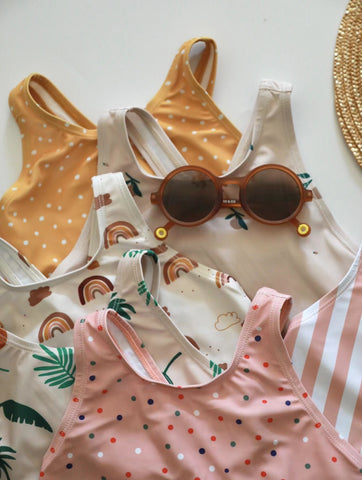 2025 New One-piece Children's Bikini Sun Protection Swimsuit
