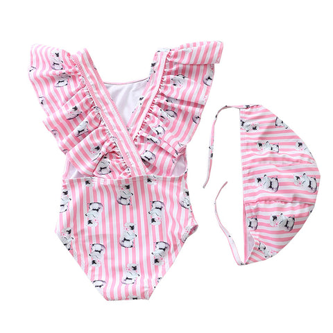 Children's Ruffle One-Piece Swimsuit