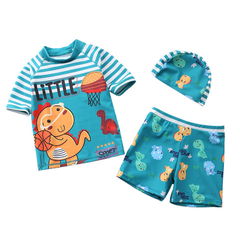 Three-piece children's swimsuit