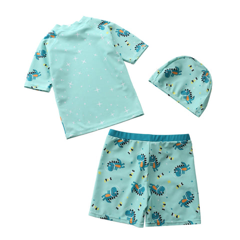 Three-piece children's swimsuit