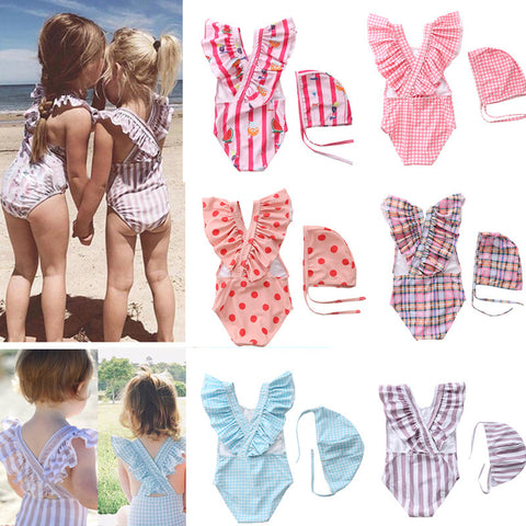 Children's Ruffle One-Piece Swimsuit